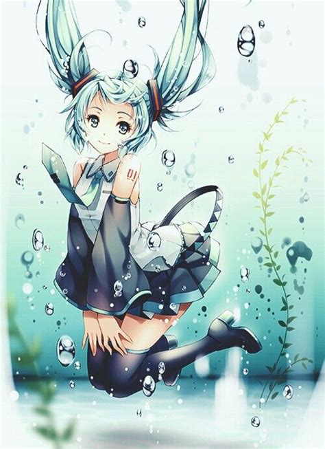Underwater Miku Anime Miku Hatsune Miku