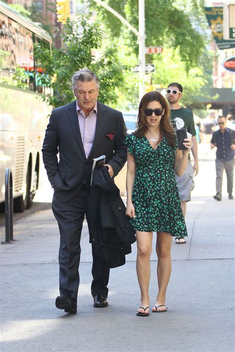 And hilaria baldwin criticized online trolls for questioning her children's skin color as she shared a sweet selfie with maria lucia on wednesday. Hilaria Baldwin With husband Alec Baldwin in NYC - Celebzz ...