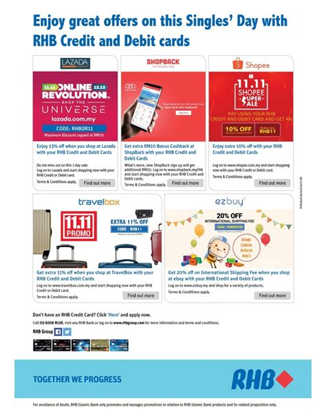 Dapatkan kartu kredit terbaik di financer.com. Tawaran RHB Untuk Pemegang Kad Debit Dan Kredit Sempena 11 ...
