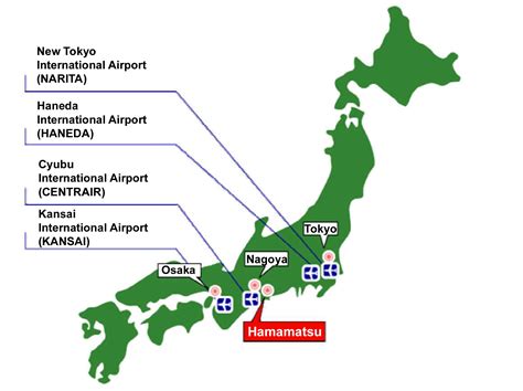 Airports In Japan Map