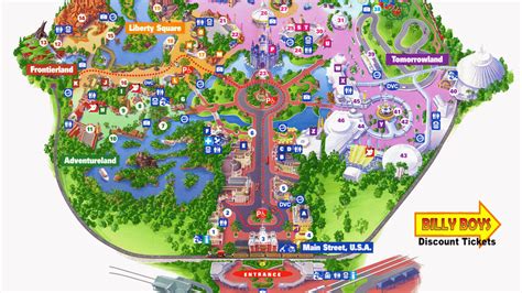 Map Of Walt Disney World Theme Parks Theme Choices