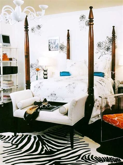 incorporate zebra print   bedrooms decor