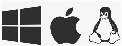 Windows Linux Macos логотипы