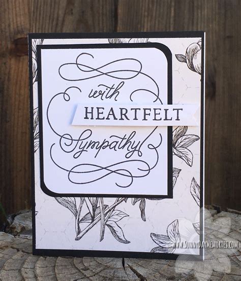 Heartfelt Sympathy Card | Sympathy cards, Sympathy, Ctmh cards