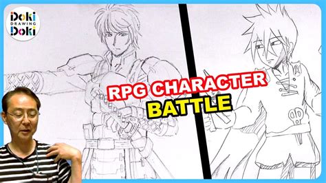 How To Draw Rpg Video Game Character｜art Battle Youtube