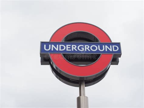 Underground Roundel Sign In London Editorial Photography Image Of