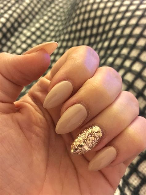 My Nails Nude And Gold Glitter Wedding Nails Glitter Gold Glitter