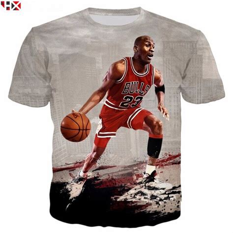 Hx Newest Michael Jordan D T Shirts Fashion Summer Men Boy Basketball