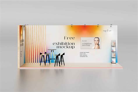 Free Exhibition Stand Mockup Psd
