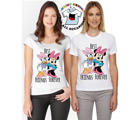 Best Friends Forever Disney Shirts Couples Shirts Minnie And Etsy