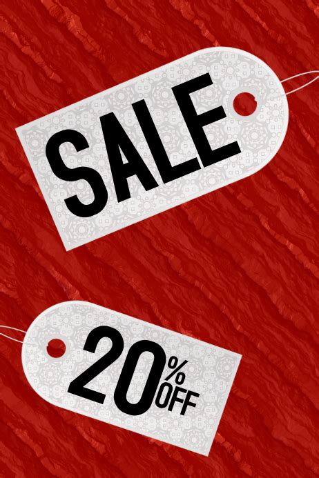 Sale Discount Poster With Labels Template Postermywall