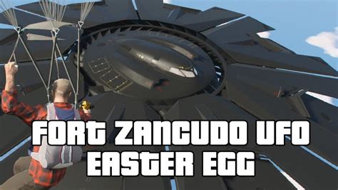 Gta V Fort Zancudo Ufo Easter Egg Youtube