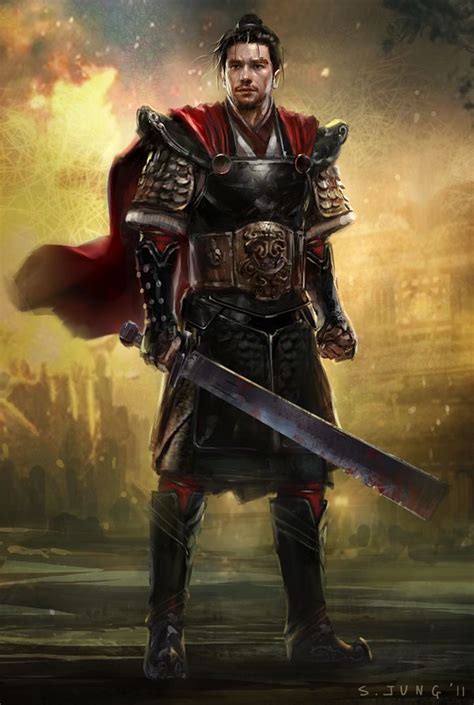 Asian Warrior By Steve Jung Fantasy Art Men Fantasy Warrior Warrior