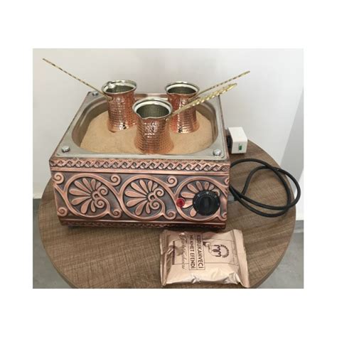 Turkish Copper Sand Coffee Machine With Coffee Pots And Gr Turkish