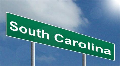 South Carolina Free Of Charge Creative Commons Highway Sign Image