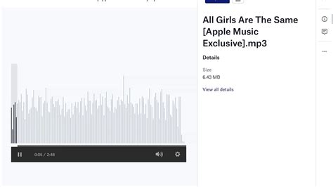 All Girls The Same Apple Music Exclusive Youtube