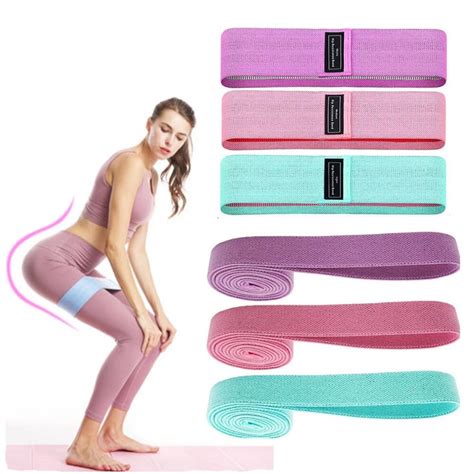 Resistance Loop Bands Hip Circle Bands Booty Belt Yoga Fitness Exercise Braided Elastic Band Gym