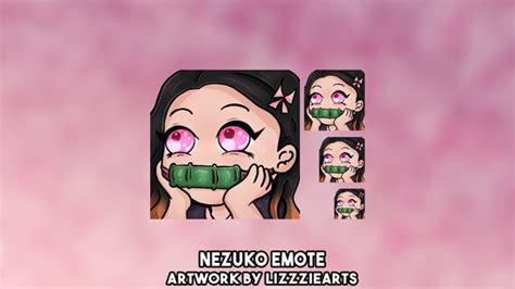 Nezuko P2u Aww Emote Etsy