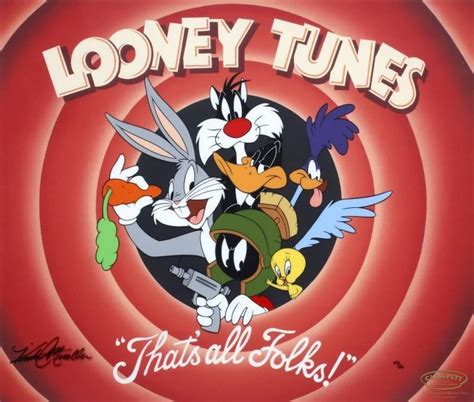 A Warner Brothers Celluloid Looney Tunesthats All Folks