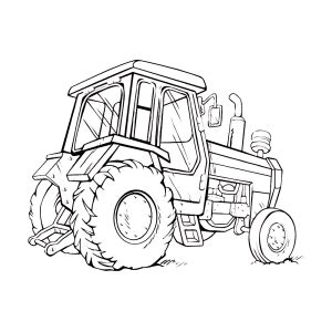 Kleurplaat tractor nieuw traktoren bilder zum ausmalen brett for. Leuk voor kids | Tractors kleurplaten