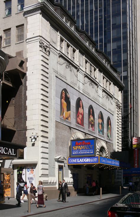 Shubert Theatre Marquee Showing Spamalot