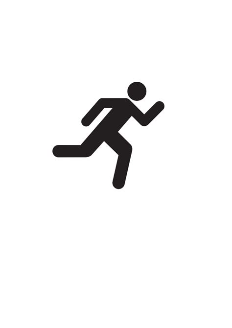 Running Man Stick Figure Clipart Best