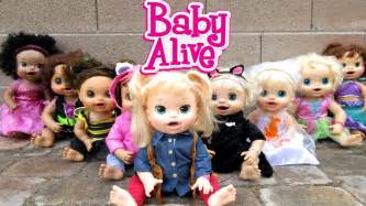 Baby Alive Dolls Dress Up In Halloween Costumes And Eat Halloween