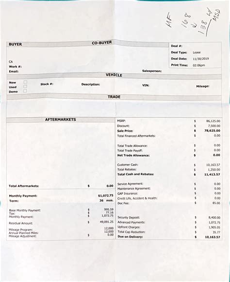 Lessee responsible for insurance during the lease term, excess wear and tear as defined in the lease contract, $0.25/mile over 30,000 miles and a disposition fee of $350 at lease end. Review BMW X7 Lease - Ask the Hackrs - Leasehackr Forum