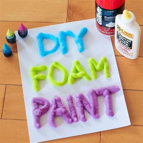 A fresh coat of paint can rejuvenate the appearance of your home's stucco inner walls or exterior. 3 Ingredient DIY Foam Paint - A Little Craft In Your Day