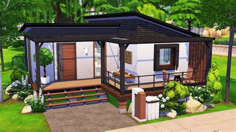 Roommates Tiny House The Sims 4 Speed Build Sims House Sims
