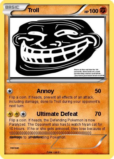 Pokémon Troll 2681 2681 Annoy My Pokemon Card