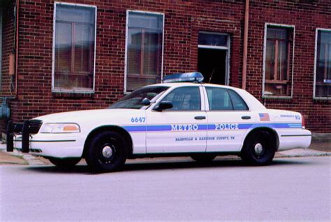 1999 Ford Crown Victoria Nashville Metro Tennessee Police Cars