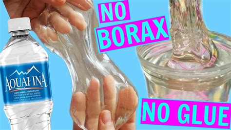 How To Make Slime Without Glue With Borax 2 Ingredients Slimehow To