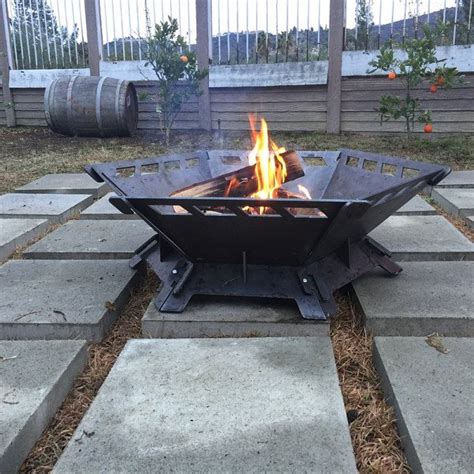 48 Octagon Modular Steel Fire Pit Kit Free Shipping Etsy Fire Pit
