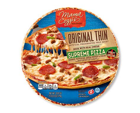 Original Thin Crust Sausage Or Supreme Pizza Mama Cozzis Pizza