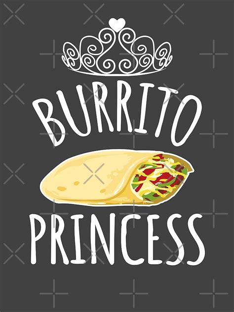 Burrito Princess Funny Burrito Lover Design Drawstring Bag By Luna