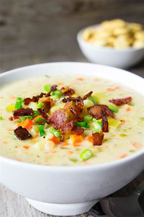 The food is traditionally cooked by steaming the ingredients over layers of seaweed. Clam Chowder Soup Recipe | Chowder, Clam chowder soup recipe, Clam chowder