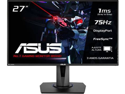 Monitor Gaming Asus Vg275q 27 1 Ms 75 Hz Wortenpt