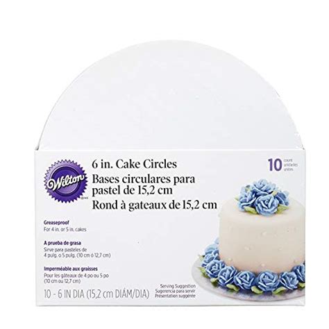 Wilton Round Cake Boards 152cm 6in Pack Of 10 At Home Baking