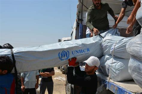 Unhcr On Target To Deliver 2410 Tons Of Aid For Iraqi Displaced Unhcr