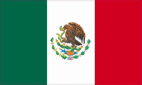 5in X 3in Mexico Country Flag Bumper Sticker Vinyl Decal Car Stickers