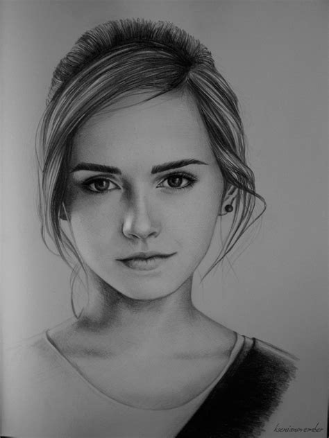 Emma Watson Portrait By Ksenianovember On Deviantart