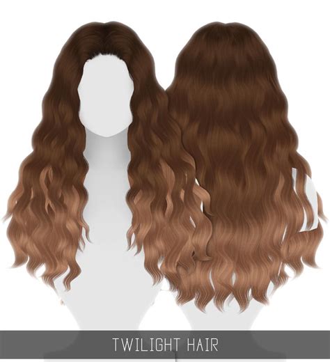 Twilighthair Sims 4 Curly Hair Sims Hair Sims 4