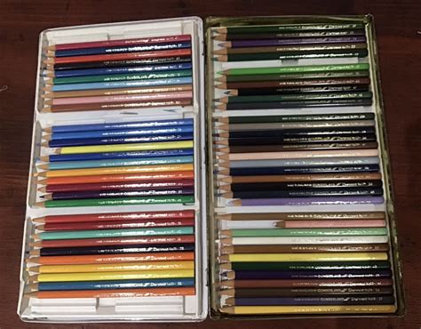 Vintage Derwent Rexel Cumberland Artists Colour Pencils Incomplete Qty Ebay
