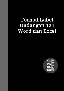 Format label undangan 103 121 tom and jerry. Format Label Undangan 121 Word dan Excel