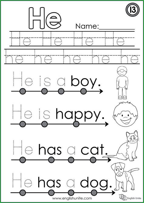 Matching Sight Words To Pictures Worksheets Worksheet Resume