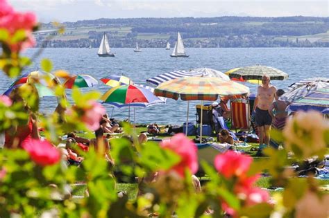 Outdoor And Beach Bath Meersburg Fantastically Situated On The Shore