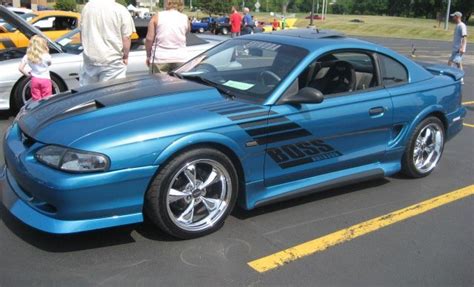Teal Blue 1994 Boss Shinoda Ford Mustang Coupe
