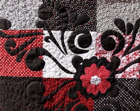 Sampaguita Quilts Red Black And White Customer Quilt