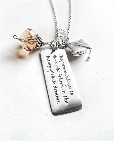 31 best graduation gifts to get her ready for college in 2021. Graduation Necklace - Graduation Gift for her - Graduation ...